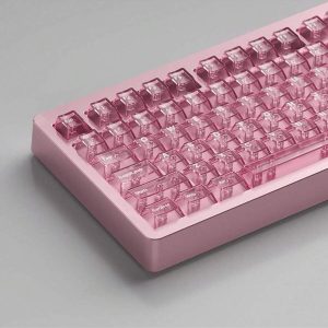 114-Key Transparent Red Cherry-Profile Keycap Set